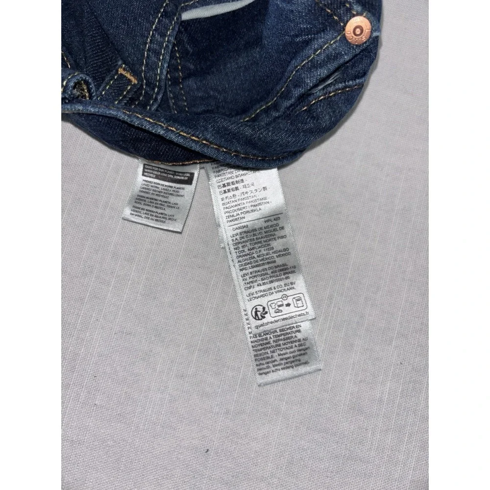 Levi's 541 Dark Blue Men's Stretch Athletic Tapered Denim Jeans Size 36W X 34L
